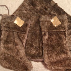 Christmas tree skirt 48” and matching stockings